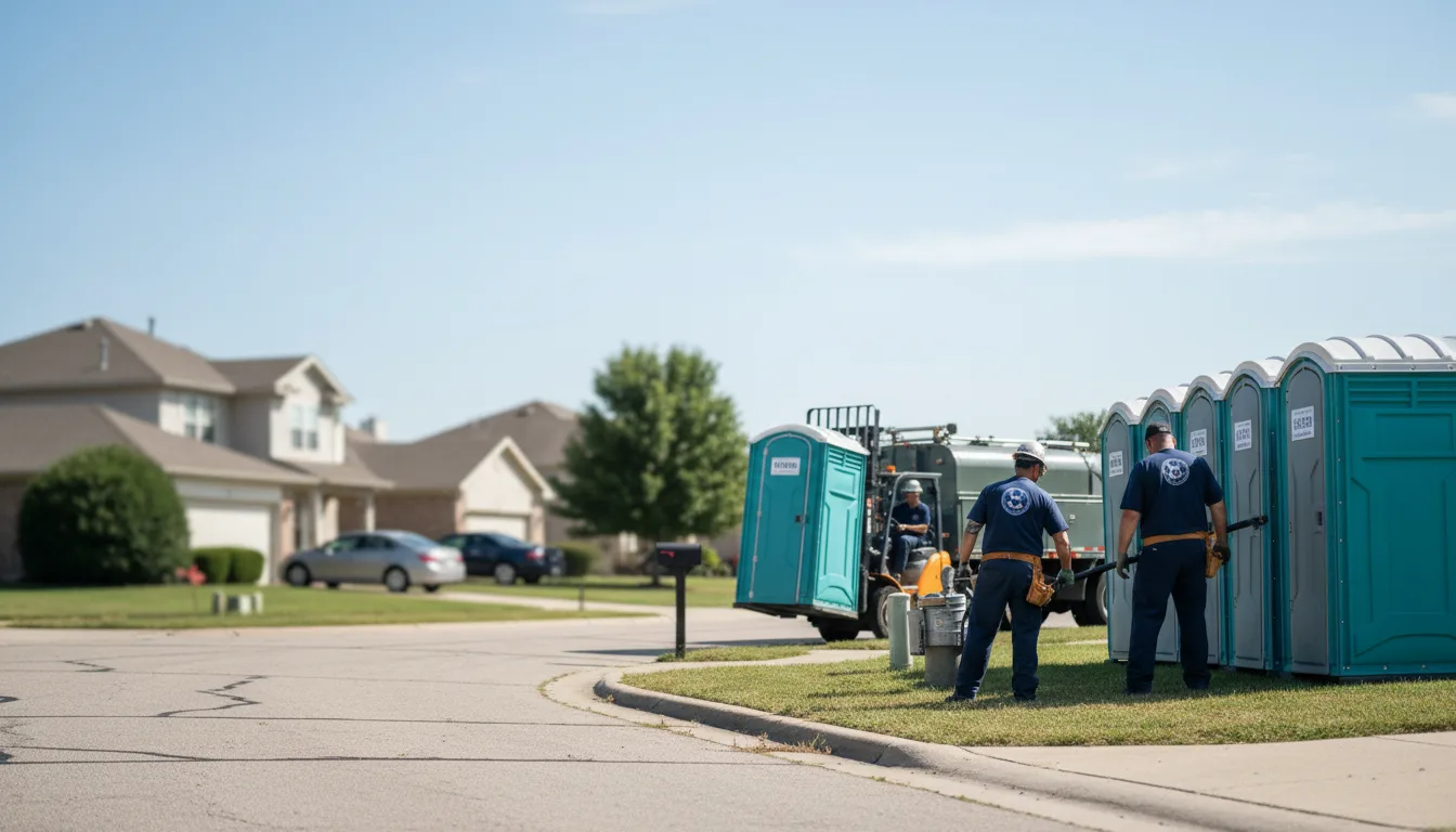 Porta Potty Rental in Des Lacs, ND near me